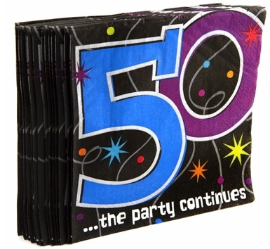 Ideas  40th Birthday Party on 40th Birthday Beverage Napkins These Cute Beverage Napkins Match